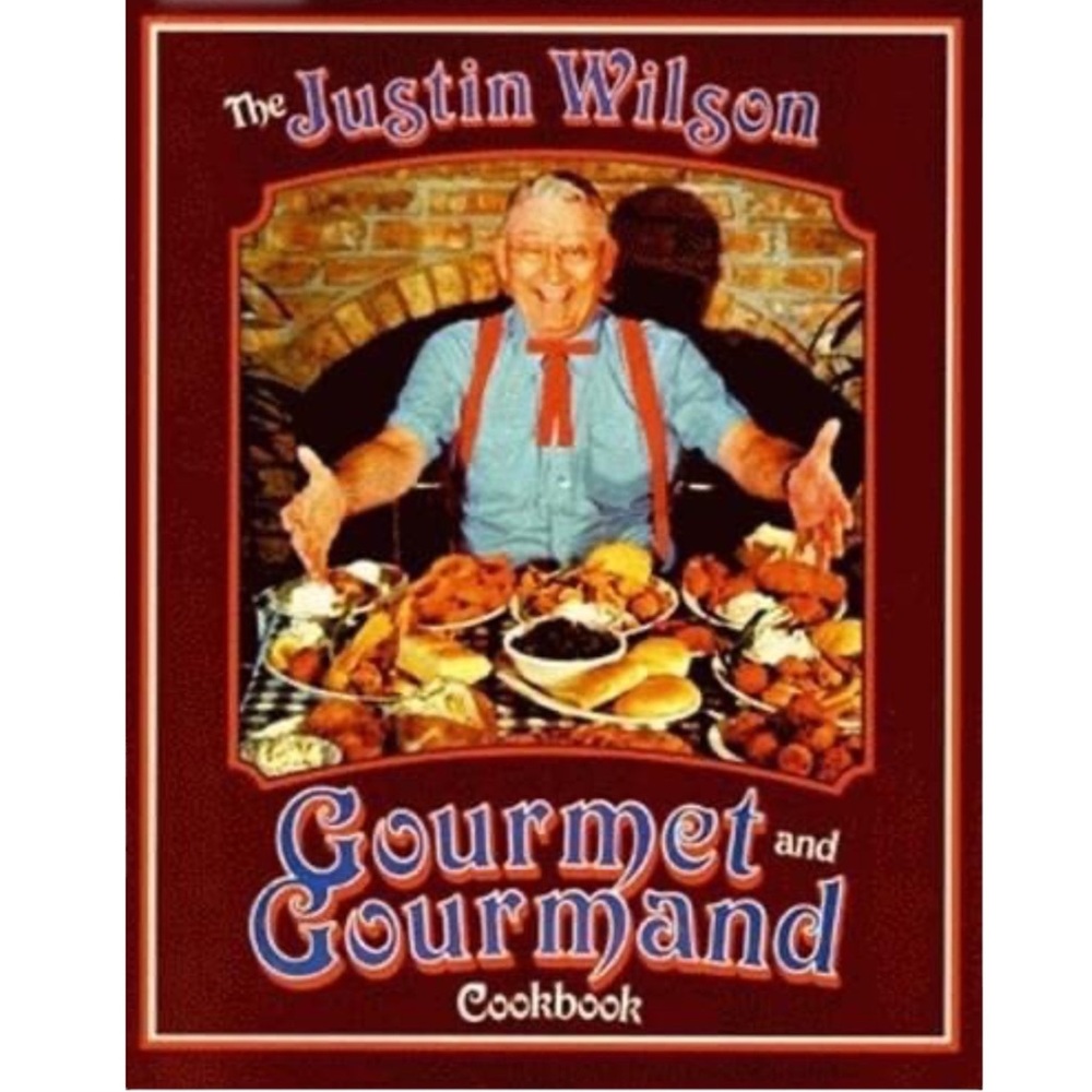 The Justin Wilson Gourmet and Gourmand Cookbook 1984 First Print Hardcover Book